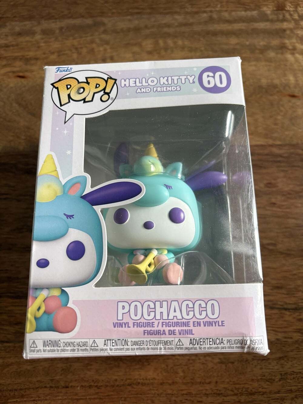 Funko Pop Hello Kitty And Friends Pochacco 60 Blue Vinyl Figure Box Damage
